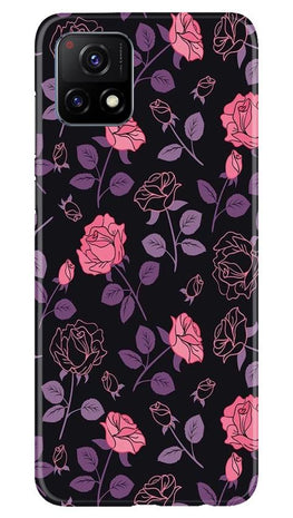 Rose Black Background Case for Vivo Y72