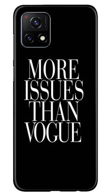 More Issues than Vague Mobile Back Case for Vivo Y72 (Design - 74)