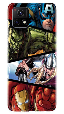 Avengers Superhero Mobile Back Case for Vivo Y72  (Design - 124)