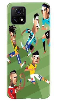 Football Mobile Back Case for Vivo Y72  (Design - 166)