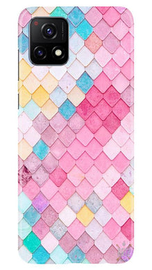 Pink Pattern Mobile Back Case for Vivo Y72 (Design - 215)