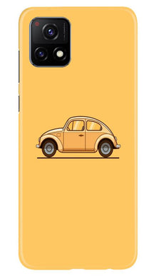 Vintage Car Mobile Back Case for Vivo Y72 (Design - 262)