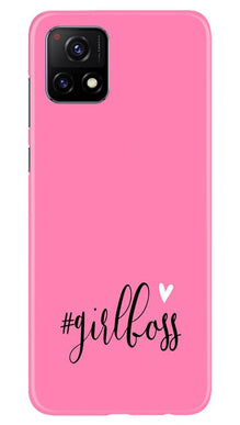 Girl Boss Pink Mobile Back Case for Vivo Y72 (Design - 269)