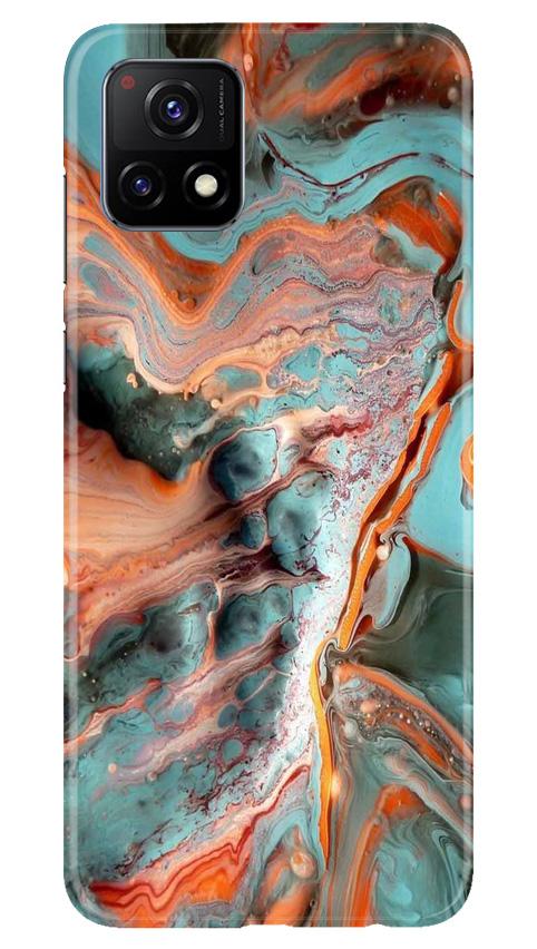 Marble Texture Mobile Back Case for Vivo Y72 (Design - 309)