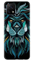 Lion Mobile Back Case for Vivo Y72 (Design - 314)