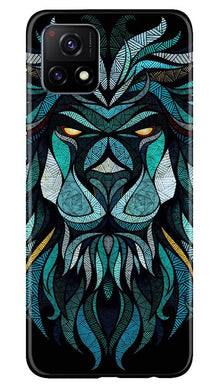 Lion Mobile Back Case for Vivo Y72 (Design - 314)