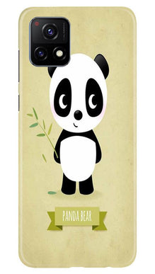 Panda Bear Mobile Back Case for Vivo Y72 (Design - 317)