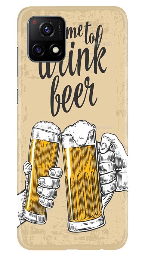 Drink Beer Mobile Back Case for Vivo Y72 (Design - 328)