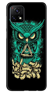 Owl Mobile Back Case for Vivo Y72 (Design - 358)