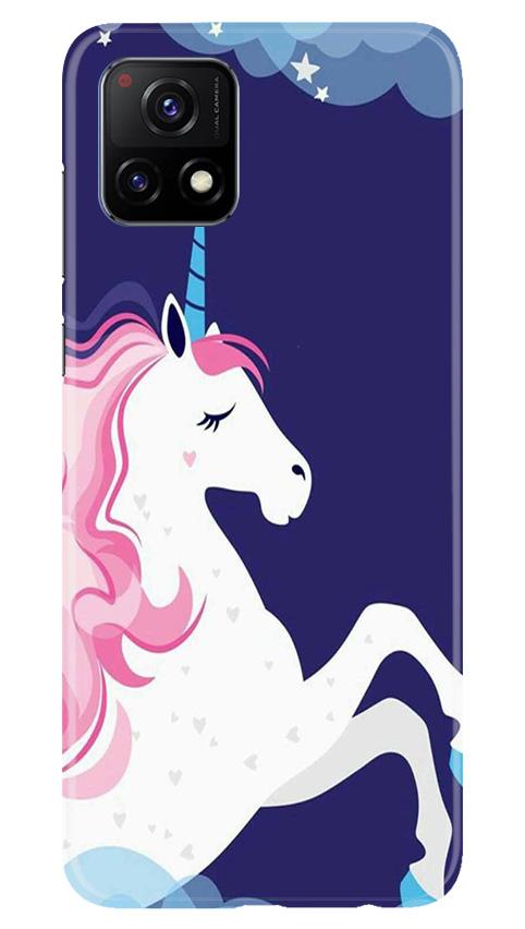 Unicorn Mobile Back Case for Vivo Y72 (Design - 365)