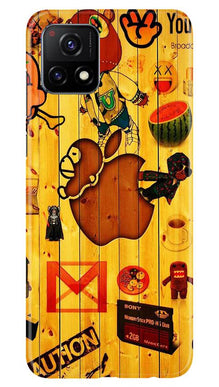 Wooden Texture Mobile Back Case for Vivo Y72 (Design - 367)