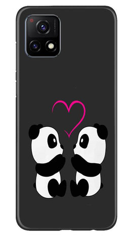 Panda Love Mobile Back Case for Vivo Y72 (Design - 398)