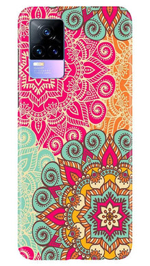 Rangoli art2 Mobile Back Case for Vivo Y73 (Design - 29)