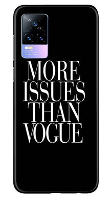More Issues than Vague Mobile Back Case for Vivo Y73 (Design - 74)