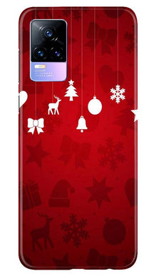 Christmas Mobile Back Case for Vivo Y73 (Design - 78)