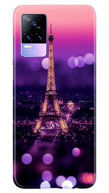Eiffel Tower Mobile Back Case for Vivo Y73 (Design - 86)