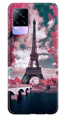 Eiffel Tower Mobile Back Case for Vivo Y73  (Design - 101)