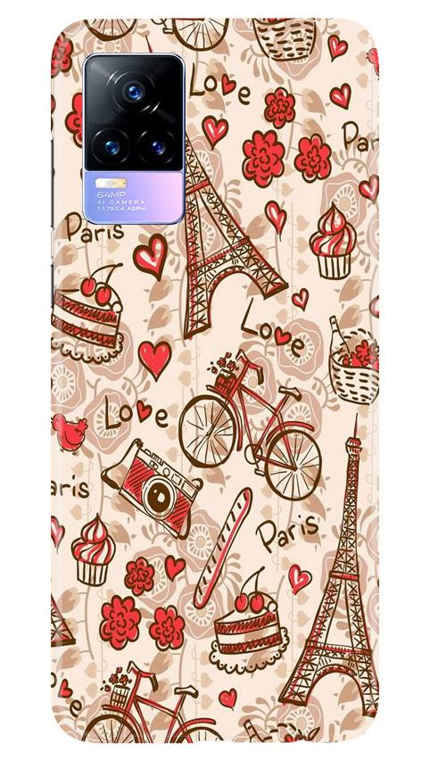 Love Paris Case for Vivo Y73  (Design - 103)