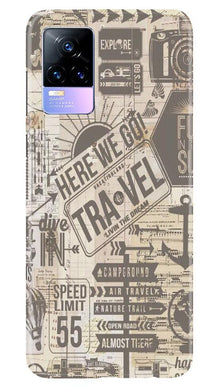 Travel Mobile Back Case for Vivo Y73  (Design - 104)