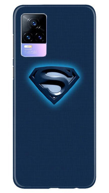 Superman Superhero Mobile Back Case for Vivo Y73  (Design - 117)
