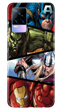 Avengers Superhero Mobile Back Case for Vivo Y73  (Design - 124)