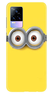 Minions Mobile Back Case for Vivo Y73  (Design - 128)