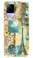Travel Eiffel Tower Case for Vivo Y73 (Design No. 206)