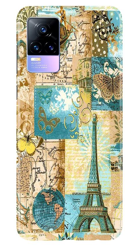 Travel Eiffel Tower Case for Vivo Y73 (Design No. 206)