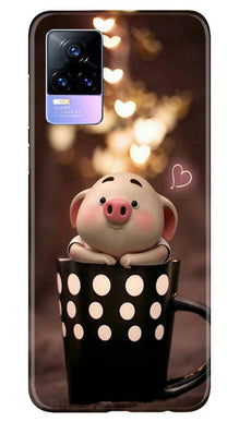 Cute Bunny Mobile Back Case for Vivo Y73 (Design - 213)