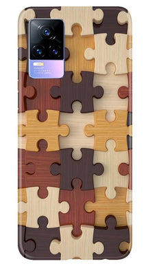 Puzzle Pattern Mobile Back Case for Vivo Y73 (Design - 217)