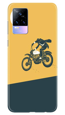 Bike Lovers Mobile Back Case for Vivo Y73 (Design - 256)