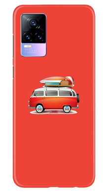 Travel Bus Mobile Back Case for Vivo Y73 (Design - 258)