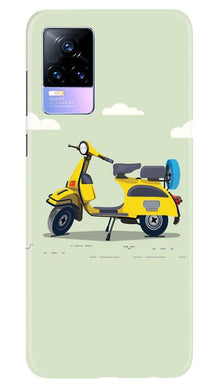 Vintage Scooter Mobile Back Case for Vivo Y73 (Design - 260)