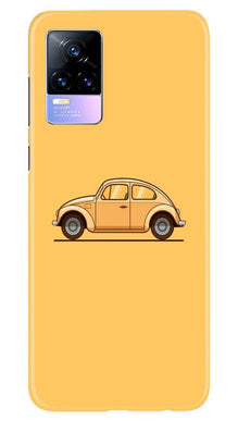 Vintage Car Mobile Back Case for Vivo Y73 (Design - 262)