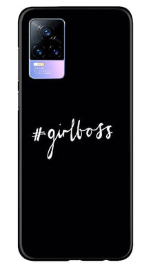 #GirlBoss Mobile Back Case for Vivo Y73 (Design - 266)