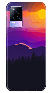 Sun Set Mobile Back Case for Vivo Y73 (Design - 279)