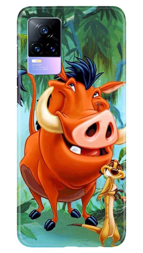 Timon and Pumbaa Mobile Back Case for Vivo Y73 (Design - 305)