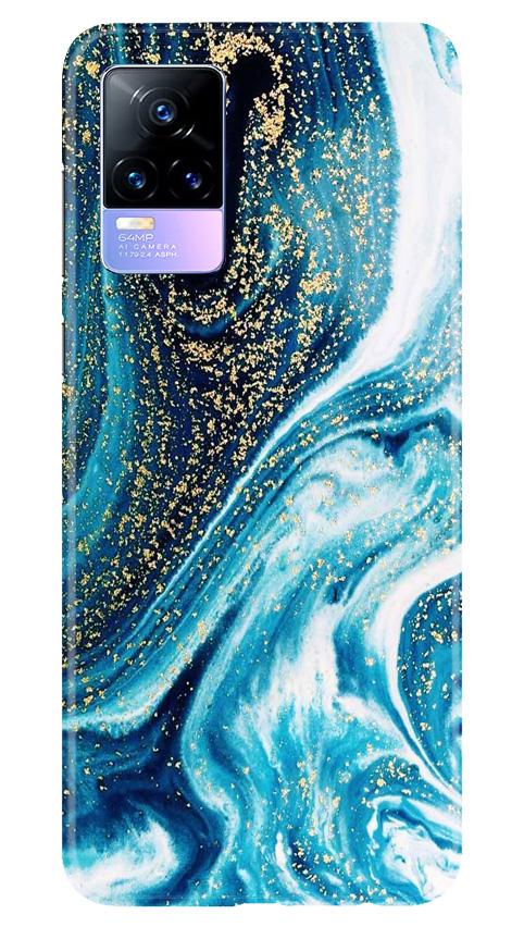 Marble Texture Mobile Back Case for Vivo Y73 (Design - 308)