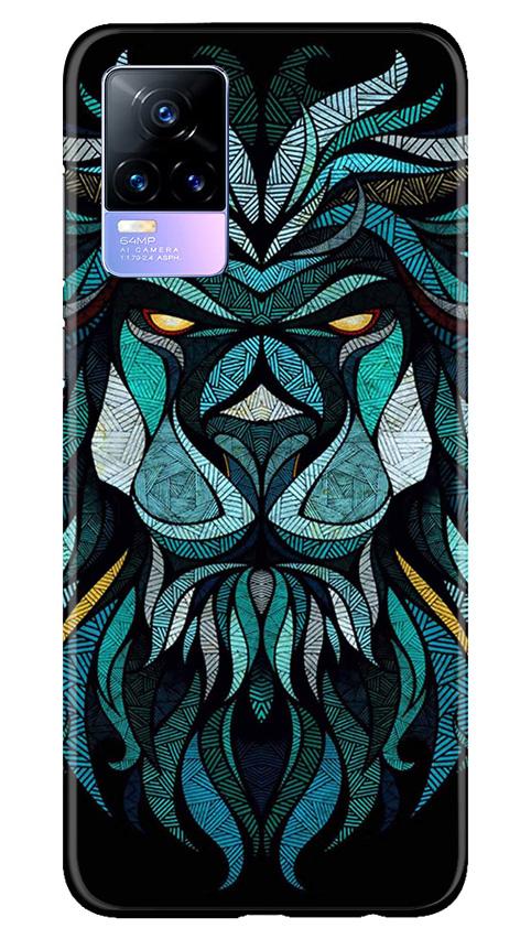 Lion Mobile Back Case for Vivo Y73 (Design - 314)