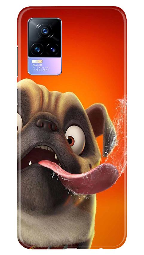 Dog Mobile Back Case for Vivo Y73 (Design - 343)