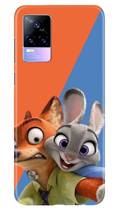 Cartoon Mobile Back Case for Vivo Y73 (Design - 346)