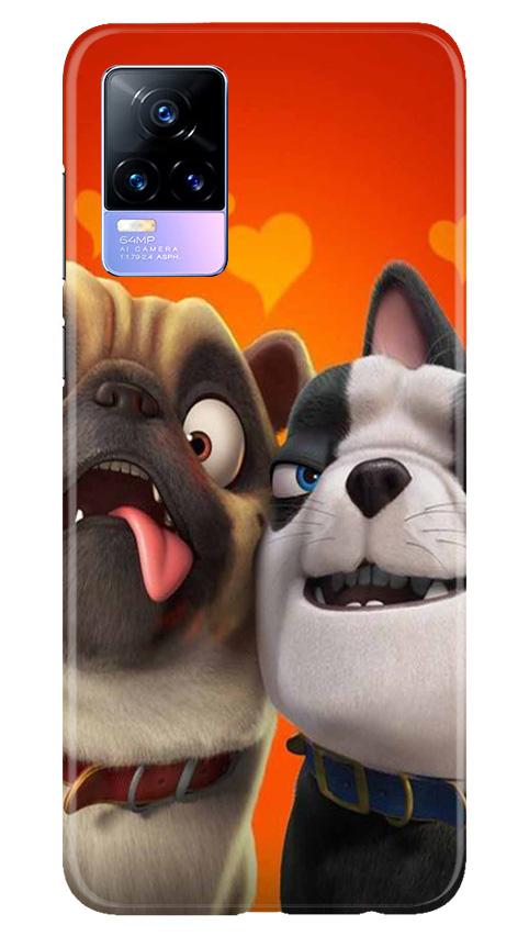 Dog Puppy Mobile Back Case for Vivo Y73 (Design - 350)
