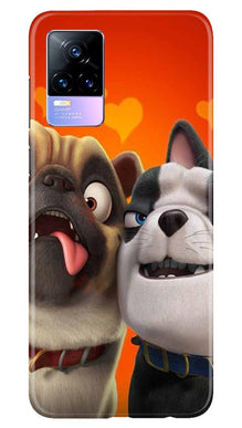 Dog Puppy Mobile Back Case for Vivo Y73 (Design - 350)