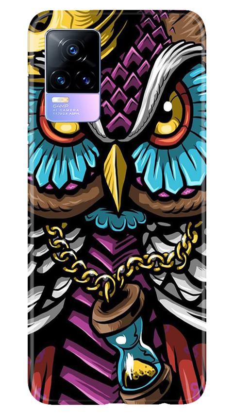 Owl Mobile Back Case for Vivo Y73 (Design - 359)