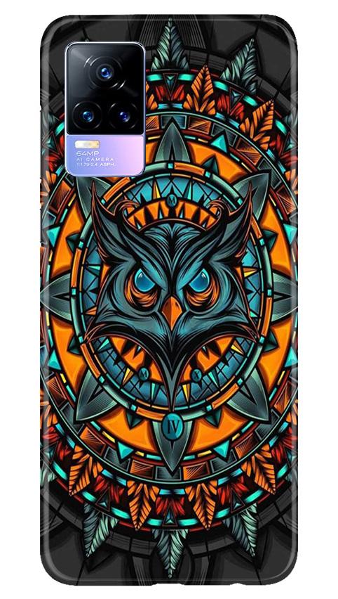 Owl Mobile Back Case for Vivo Y73 (Design - 360)
