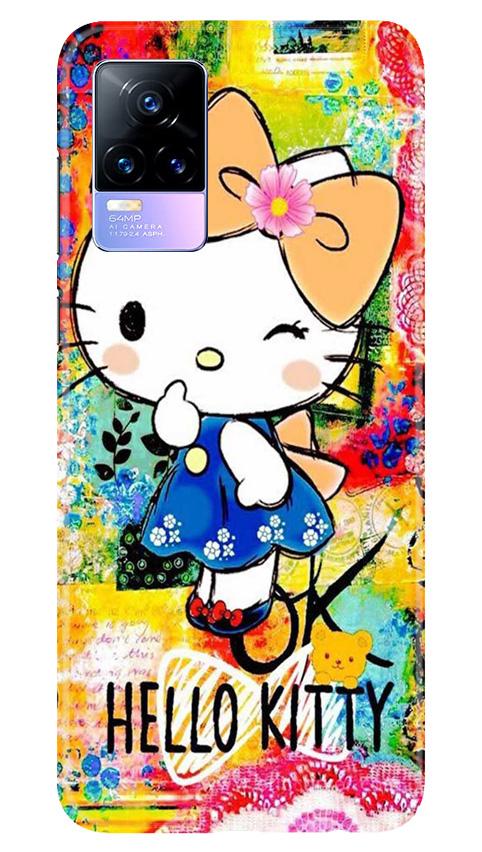Hello Kitty Mobile Back Case for Vivo Y73 (Design - 362)