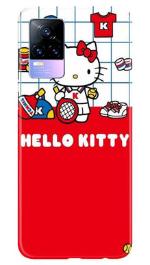 Hello Kitty Mobile Back Case for Vivo Y73 (Design - 363)