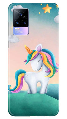 Unicorn Mobile Back Case for Vivo Y73 (Design - 366)
