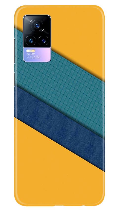 Diagonal Pattern Mobile Back Case for Vivo Y73 (Design - 370)