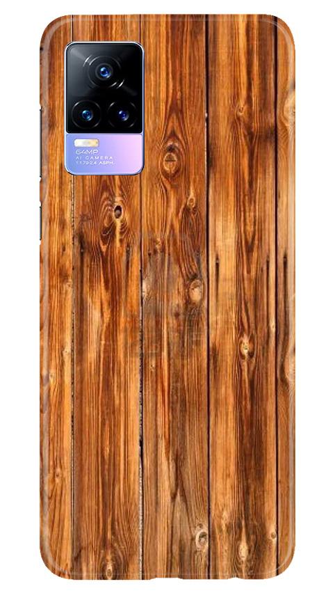 Wooden Texture Mobile Back Case for Vivo Y73 (Design - 376)